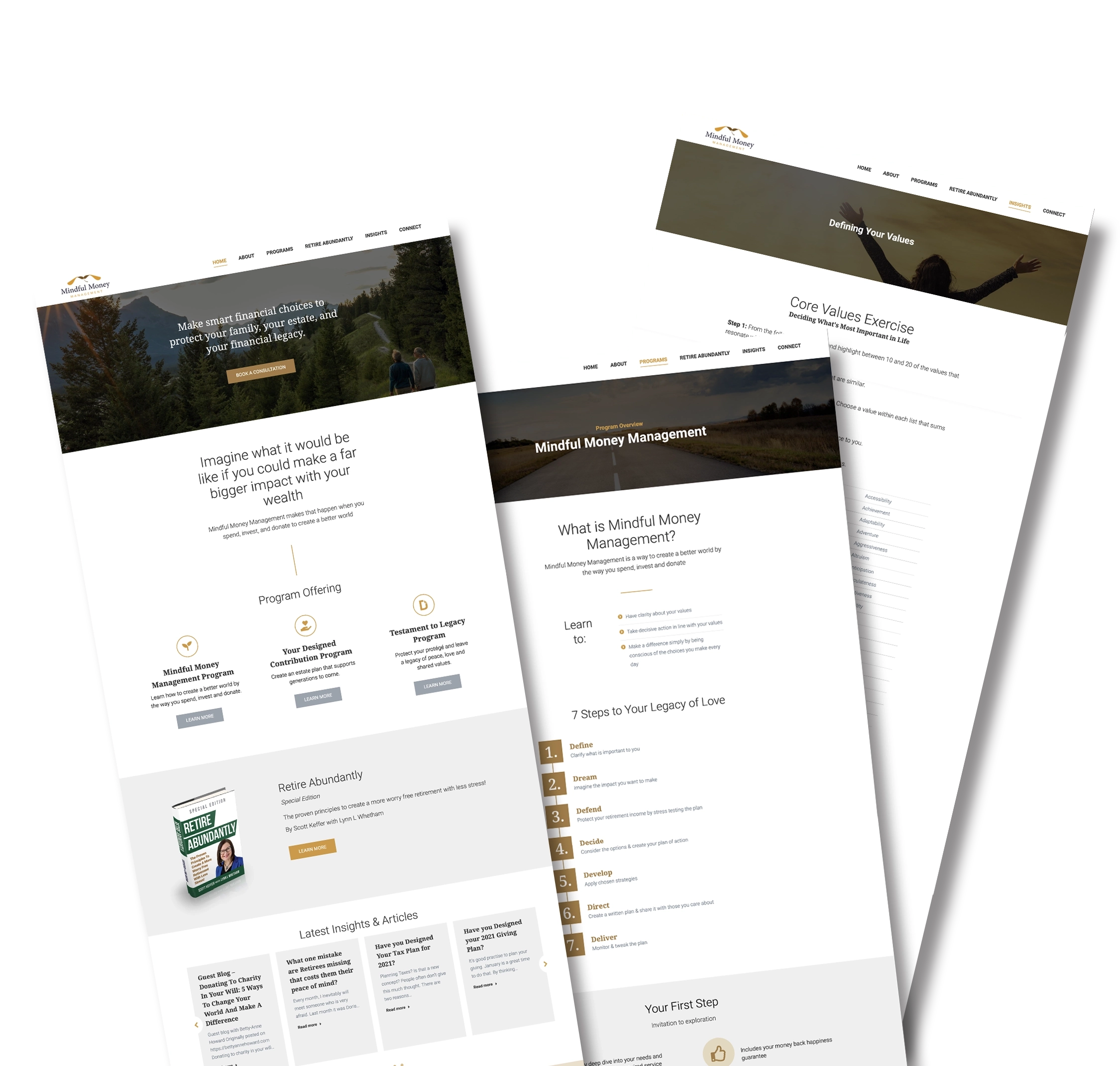 Mindful Money Management Website